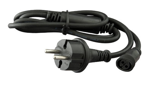PS230 | Shuko power cable 1,5m | 6000 LED | black